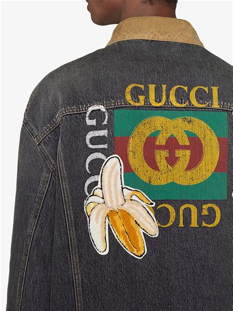 gucci denim jacket logo